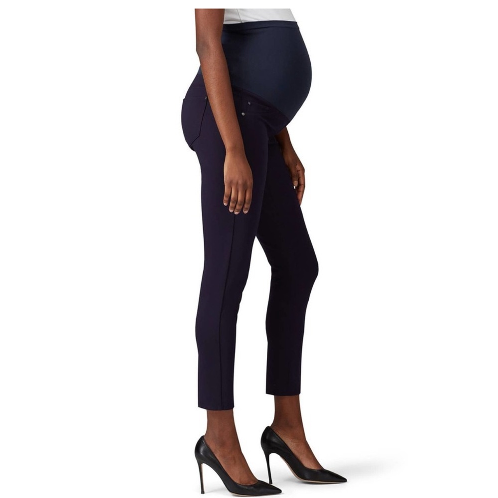A Pea in the Pod Ponte Navy Skinny Maternity Pants Size S mom office  business